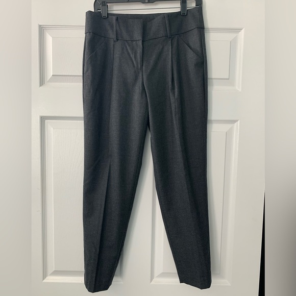 New without tags wool blend cropped pants size 2 by Ann Taylor grey/blue - Picture 1 of 8